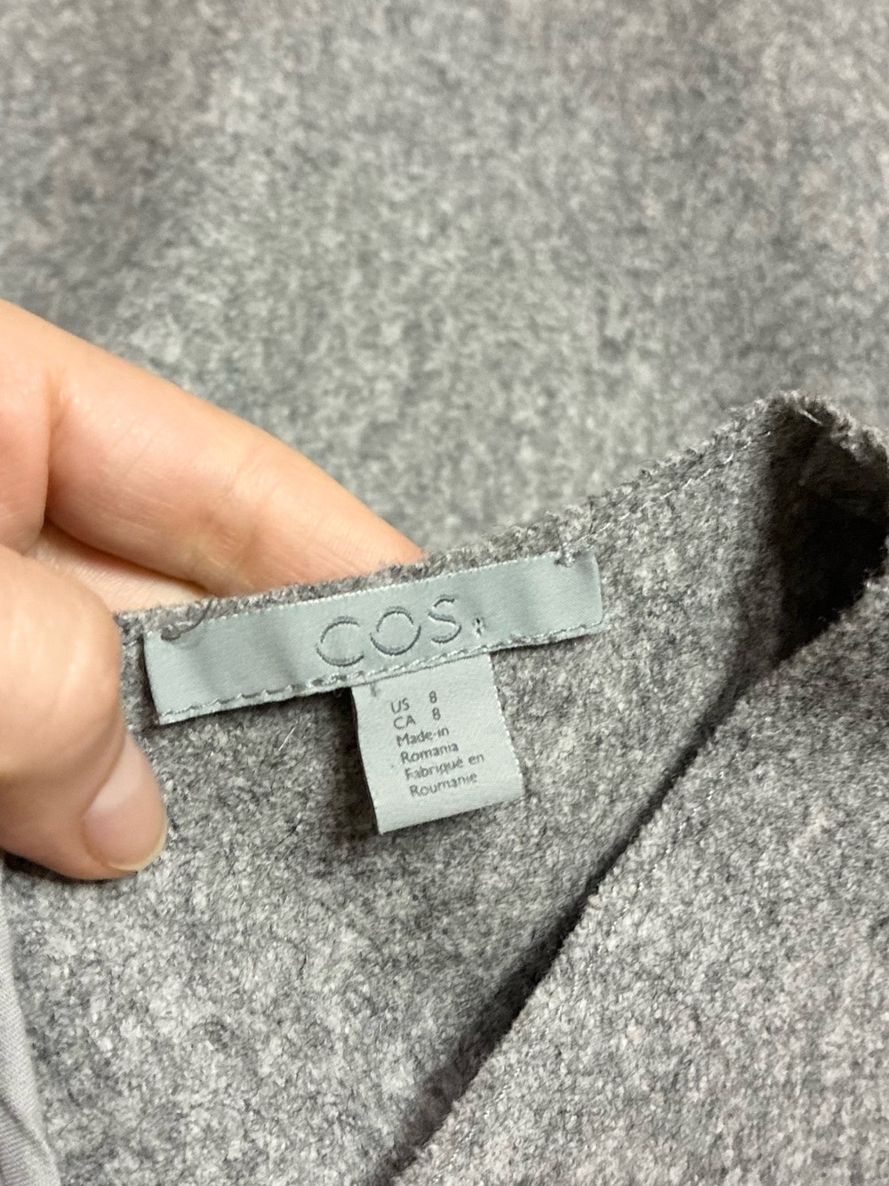 COS Boxy Wool Vest Top - Picture 6 of 7